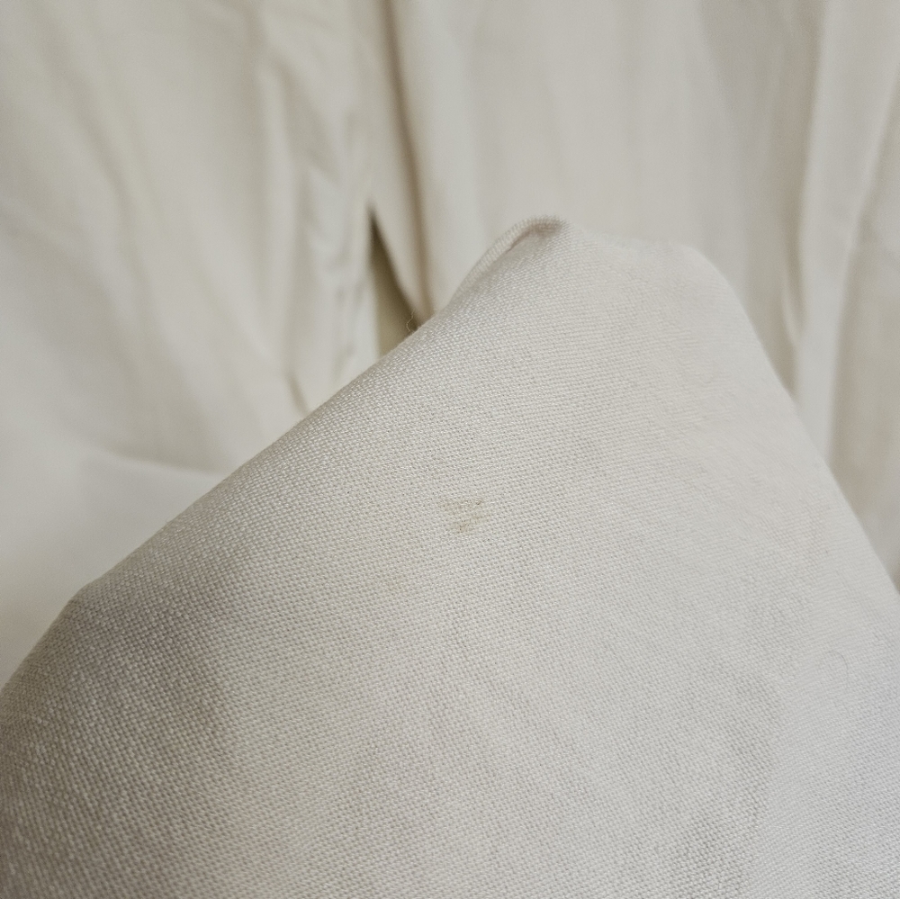 Eileen Fisher S Viscose Nylon Wide Leg White Pants Pull On - Picture 4 of 9